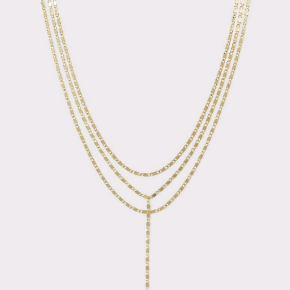 NWT Sugarfix by BaubleBar Layered Y-Chain Necklace
